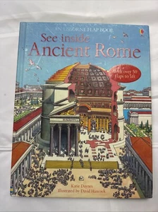 See Inside Ancient Rome Usborne Flap Books by Katie Daynes Hardback HC Book - Imagen 1 de 8