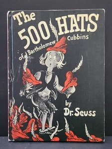 Dr Seuss Book Club RARE Vintage Hard Cover The 500 Hats Bartholomew Cubbins 1938 - Picture 1 of 9
