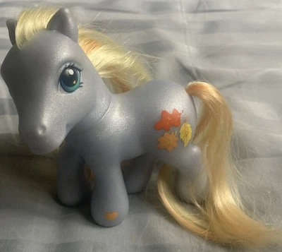 My Little Pony G3 Autumn Skye MLP 2003 - Poni azul con hojas de otoño, Cutie Mark Foto 1 de 4