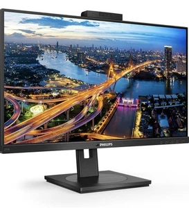 Philips 27 Inch QHD Monitor, 75Hz, 4ms, IPS, USB-C Docking, Webcam - 276B1JH - Picture 1 of 8