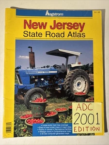 New Jersey State Road Atlas 2001 Hagstrom ADC Street Guide Camden Trenton NJ Map - Picture 1 of 17
