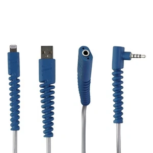 OtterBox Easygrab 8-Pin Chargement & Câble Audio - Bleu / Gray - Photo 1 sur 2