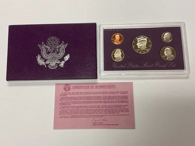 1992-S US Mint Proof Set 5 Coin Set OGP COA Original Government Packaging - Image 1 of 4