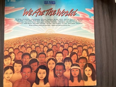 We Are The World  (Michael Jackson} USA for Africa (Vinyl LP, 1985) 12” Single - Image 1 of 4