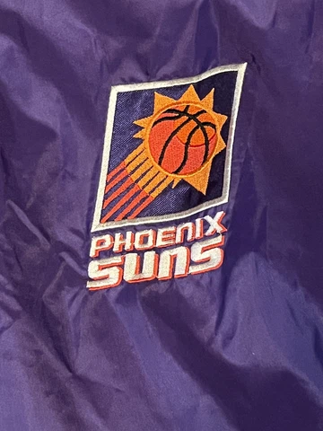 Vintage Pro Player Phoenix Suns Purple Pullover Jacket Men’s size Large to XL Cover