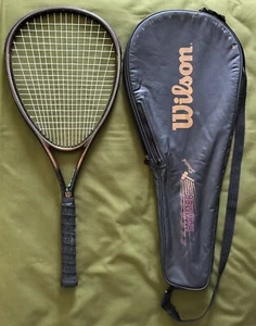 Wilson SledgeHammer 2.8 Stretch Tennisschläger mit Orig Cover schwarz 4 3/8 SCHÖN 90er - Bild 1 von 14
