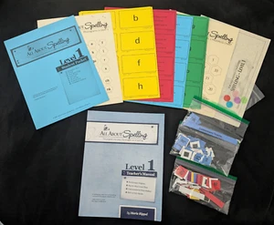 All About Spelling Level 1 Teachers + Student Packet + Letter Tiles COMPLETE NEW - Picture 1 of 9