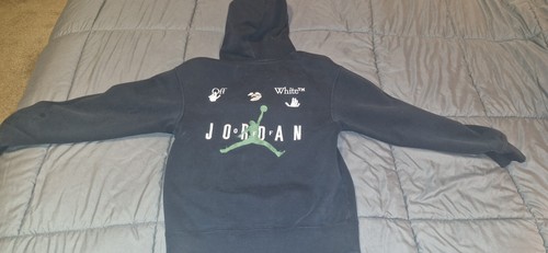 OFF WHITE Felpa con cappuccio Black Off White X Air Jordan Collab taglia S