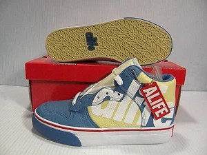ALIFE EVERYBODY HI CONDIMENT LACE-UP SNEAKERS MEN SHOES MAYONNAISE SIZE 6 NEW - Picture 1 of 5