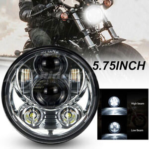 DOT 5-3/4" 5.75" LED Headlight Hi/Lo Beam Projector For Iron 883 1200 Motorcycle