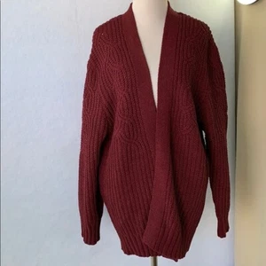 Crochet Knit Sweater Cardigan - Picture 1 of 12