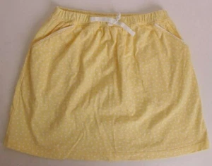 EUC Hanna Andersson cotton skirt, yellow polka dot, size 120, 5-6, pockets - Picture 1 of 2