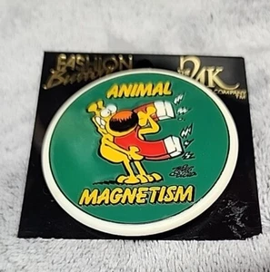 1990 Grimmy Inc Pin Pulsanti Pinback Fumetto Cartoni Animali Magnetismo - Foto 1 di 2