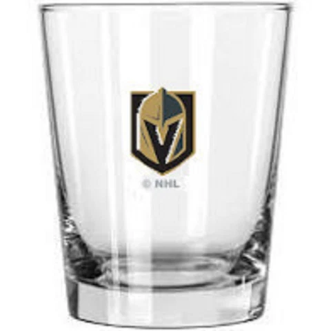Las Vegas Golden Knights NHL 2696 Double Old Fashion Rocks Whisky Glass 15 oz Cover