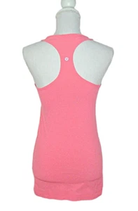Lululemon Womens Scoop Neck Sleeveless Pink Racerback Workout Tank Top Size XS - Picture 1 of 6