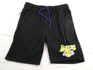 NBA Los Angeles Lakers Black Sweat Short Size L - Picture 1 of 8