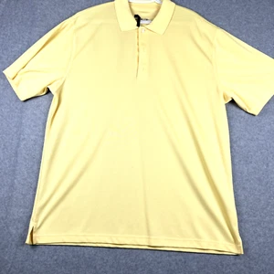 Greg Norman Play Dry Golf Polo Shirt Men’s XL Tall Yellow Performance Moisture W - Picture 1 of 14