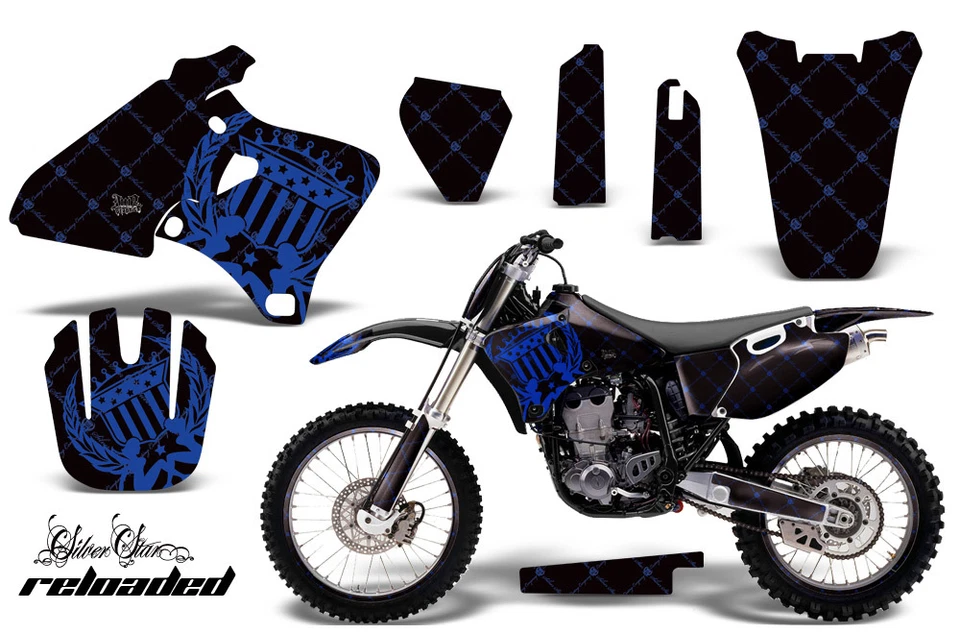 Kit de gráficos envoltura de calcomanías + # placas para Yamaha YZ 250F/400F/426F 98-02 RECARGA U K Foto 1 de 1