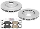 Improved Performance Front Disc Brake Rotors Pads For 2017 2018 Kia Forte5 Ex