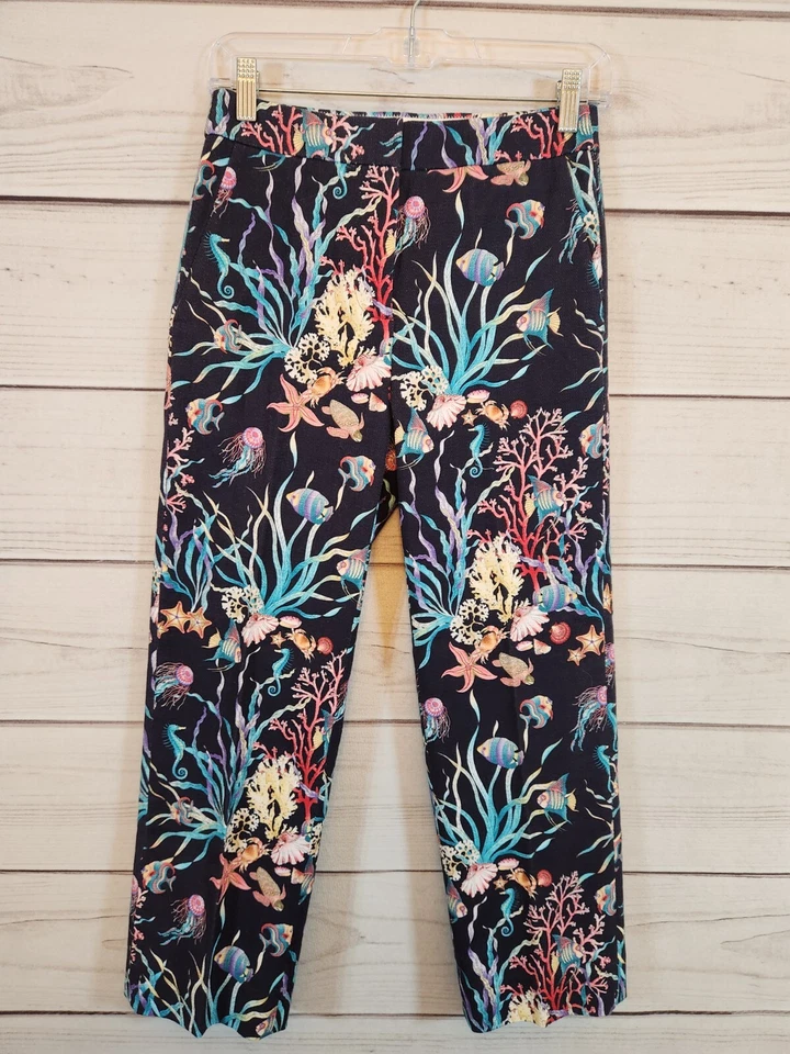 J. Pantalón corto de patio para mujer Crew Collection con estampado Ratti Under The Sea talla 00 Foto 1 de 4