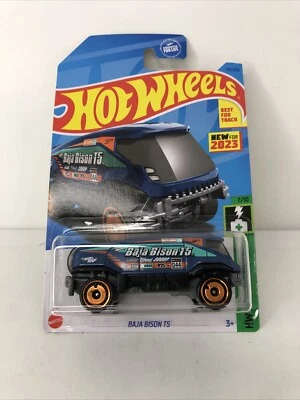 Hot Wheels Baja Bison T5 #143 Green Speed 7/10 G Case COMBINE SHIPPING - Image 1 of 4