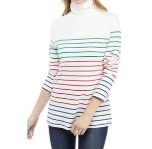 Women's Long Sleeve Turtleneck Shirt - Picture 1 of 3