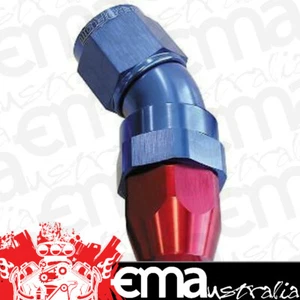Aeroflow AF577-16D 30 Deg -16AN Full Flow Teflon Hose End Blue 1 Piece Fullflow - Picture 1 of 4