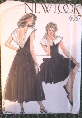 VTG New Look Sewing Pattern 6087 Evening Gown Prom Dress 6 Sizes in One UNCUT  - Image 1 of 2