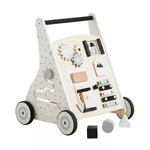 Wooden Baby Walker Push and Pull Learning Activity Walker Kids’ Activity Toy ... - Picture 1 of 8