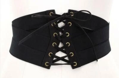 Elastic Waist Corset Belt Womens Waist Cincher Belt Adjustable Waist Band - Image 1 of 4