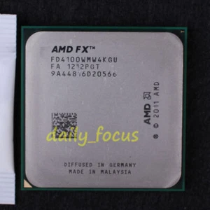 AMD FX-Series FX 4100 3.6 GHz FD4100WMW4KGU CPU Processor Socket AM3/A 600 MHz - Picture 1 of 2
