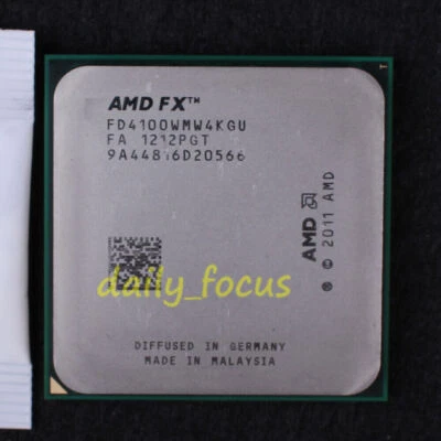 AMD FX-Series FX 4100 3.6 GHz FD4100WMW4KGU CPU Processor Socket AM3/A 600 MHz - Image 1 of 2