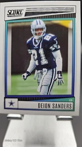 DEION SANDERS DALLAS COWBOYS FOOTBALL 2022 PANINI SCORE #230 - Picture 1 of 5