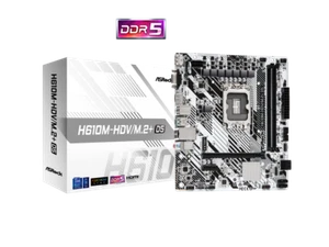 ASRock H610M-HDV/M.2+ D5 LGA 1700 Micro ATX DDR5  Intel H610 SATA 6Gb/s Micro AT - Imagen 1 de 5