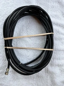 Coax Cable 9 feet Male-Male end | Great condition | Black - Picture 1 of 4