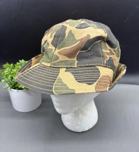 Vintage Original Jones Water Repellent Camo Bucket Hat USA XL - Bild 1 von 10