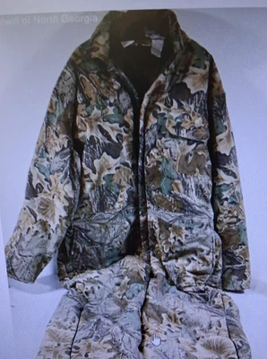 Red Head Men's Camouflaged Long Sleeve Zip Up Overalls 3XL Gently Worn - Image 1 of 4