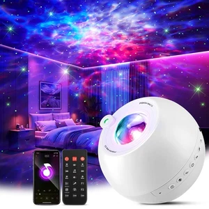 One Fire Sternenhimmel Projektor, 15 Farben 15 Einschlafmusik Galaxy Projekto... - Bild 1 von 7