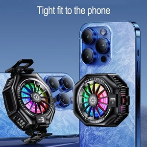 Lekki wentylator z funkcjami RGB kompatybilny z różnymi urządzeniami - Zdjęcie 1 z 12