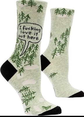 Blue Q Incognito Trees F!$@ Calcetines Hombres y Damas Novedad Regalo Foto 1 de 4