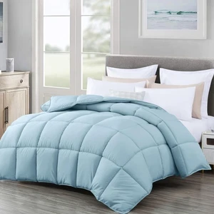 All Season King Size Down Alternative Comforter - Plush Microfiber Fill - Box... - Picture 1 of 9