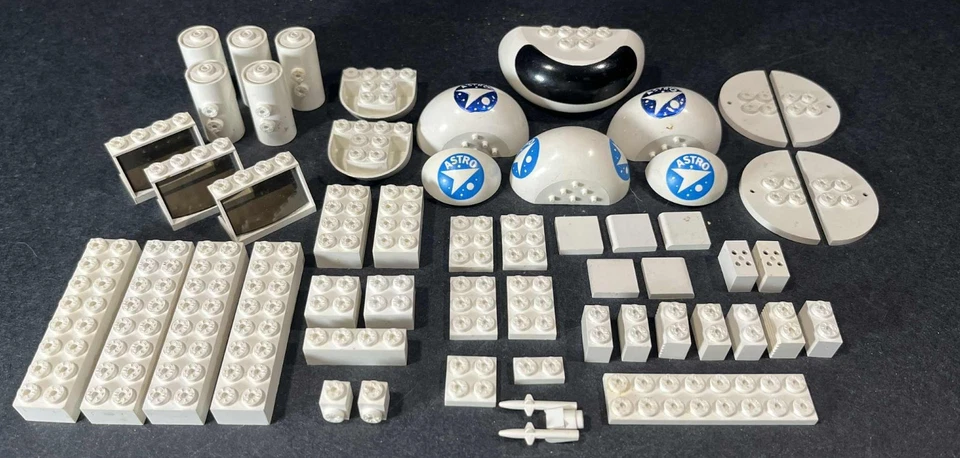 Lote de juguetes vintage de piezas de construcción de carpa años 70-80 Foto 1 de 1