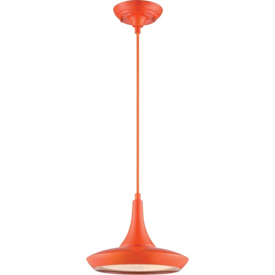 Nuvo Lighting Fantom Colgante Color LED con Alambre Rayón, Naranja - 62-446 Foto 1 de 1
