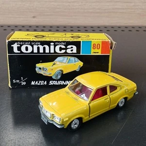 【Mini Car】 TOMY Mazda Savanna GT Yellow Designated Box Made in Japan Tomica - Picture 1 of 8