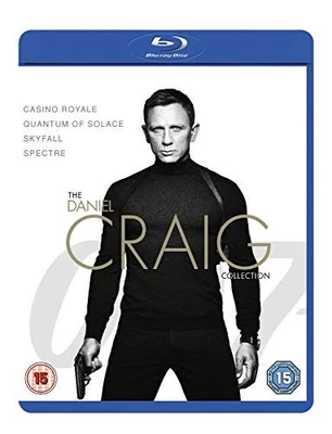 James Bond: The Daniel Craig Collection [4 Film] [Blu-ray] [2019]... - DVD  EYVG - Image 1 of 2