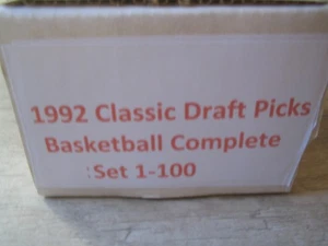 1992 Classic Draft Picks NBA Basketball 100 Card Set Shaq Mourning Laettner RC - Picture 1 of 3