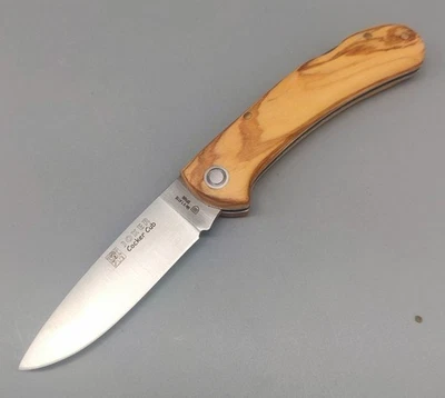 Joker Cocker CUB Taschenmesser mit Olivenholz Olivo Griff und Backlock