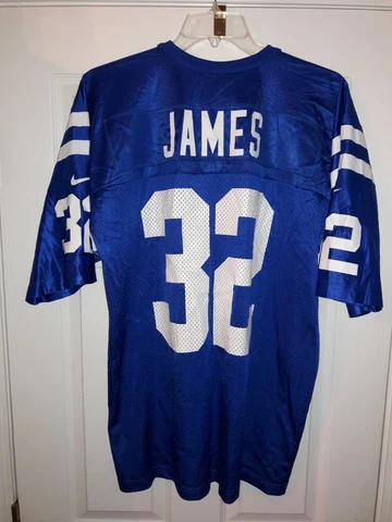 RARE VINTAGE NWT Nike NFL Edgerrin James #32 Indianapolis Colts Jersey Size XL Cover