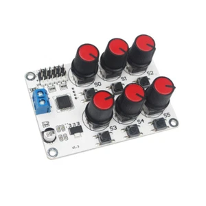 Drehknopf 6 Kanal Servo Controller Steuerplatine für Arduino Roboterarm Zum Selbermachen - Bild 1 von 6