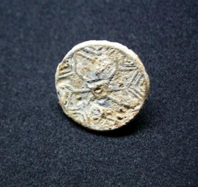 Civilian Pewter Button Dug At Crown Point - Image 1 of 3